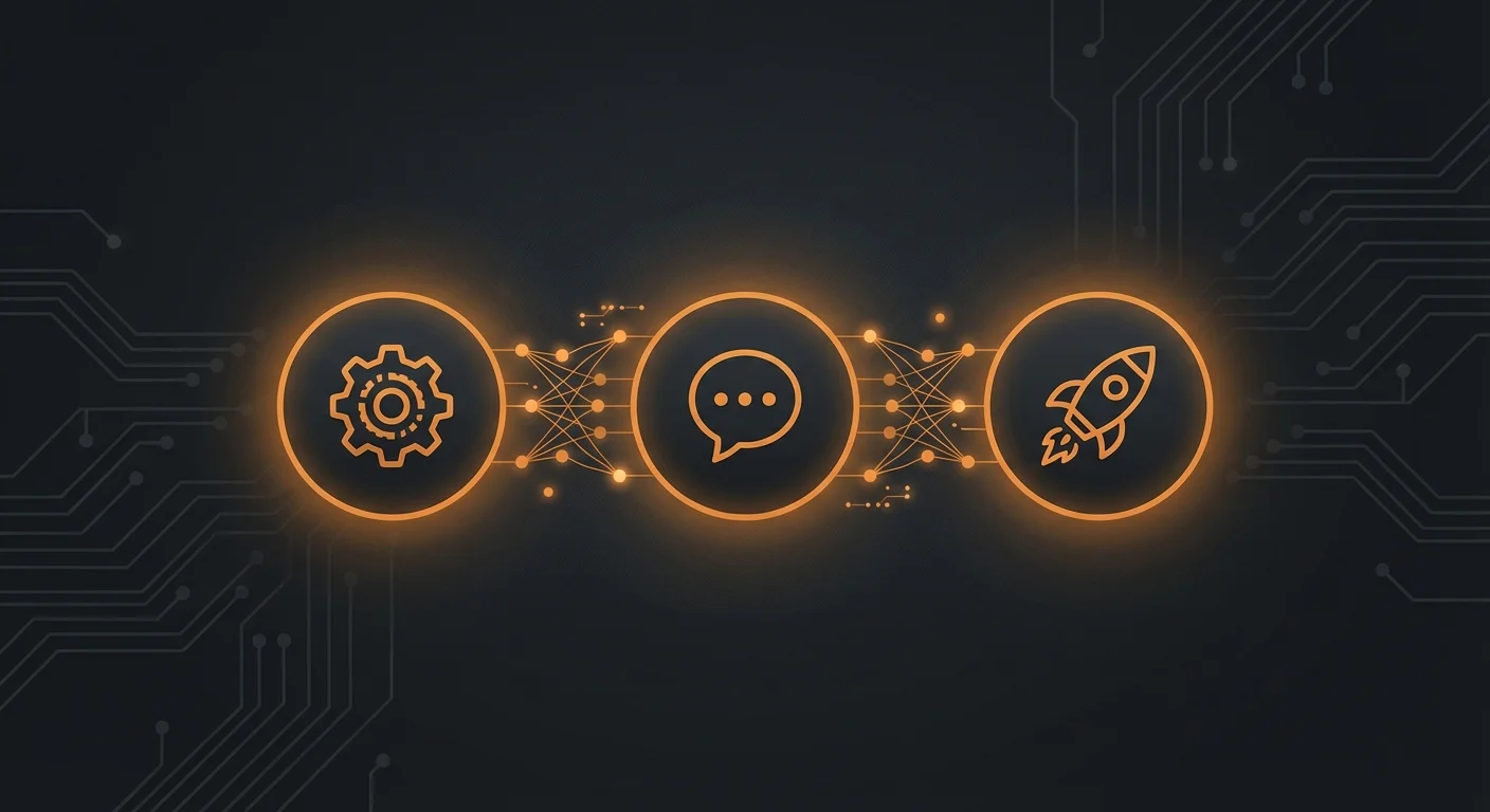 Workflow en trois etapes pour deployer un assistant IA