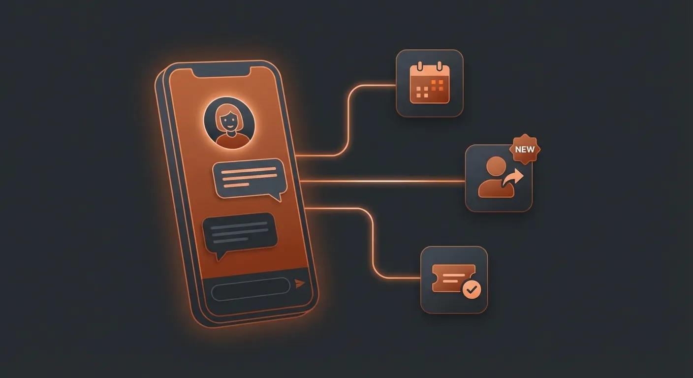 Assistant IA OpenClaw pour agents immobiliers sur une interface sombre avec accents orange