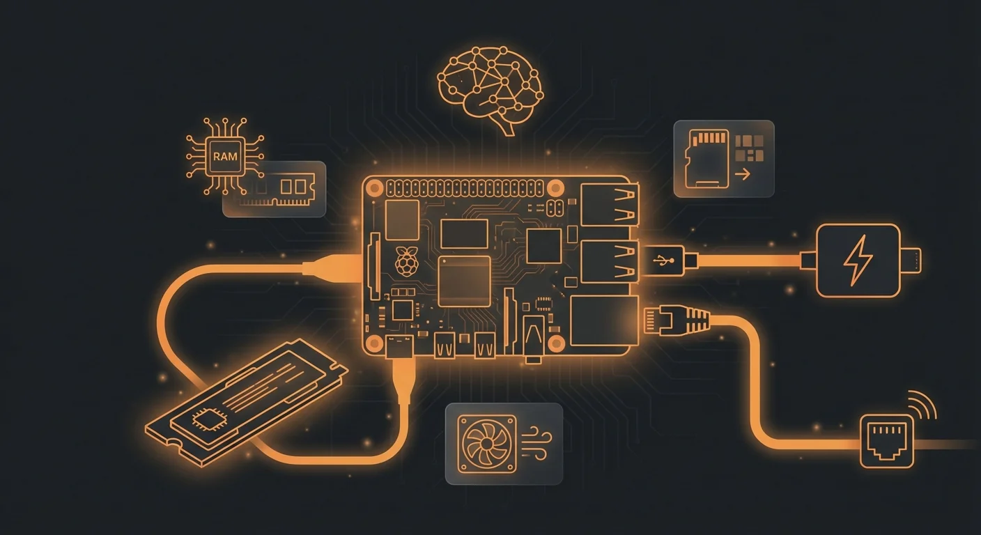 Raspberry Pi hardware setup for OpenClaw AI hosting