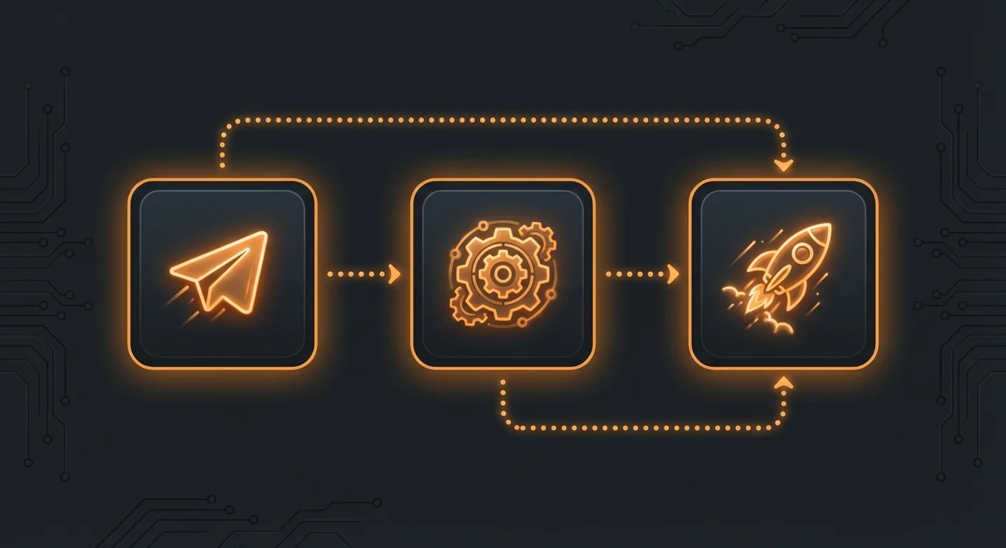 OpenClaw Telegram bot setup workflow in three steps